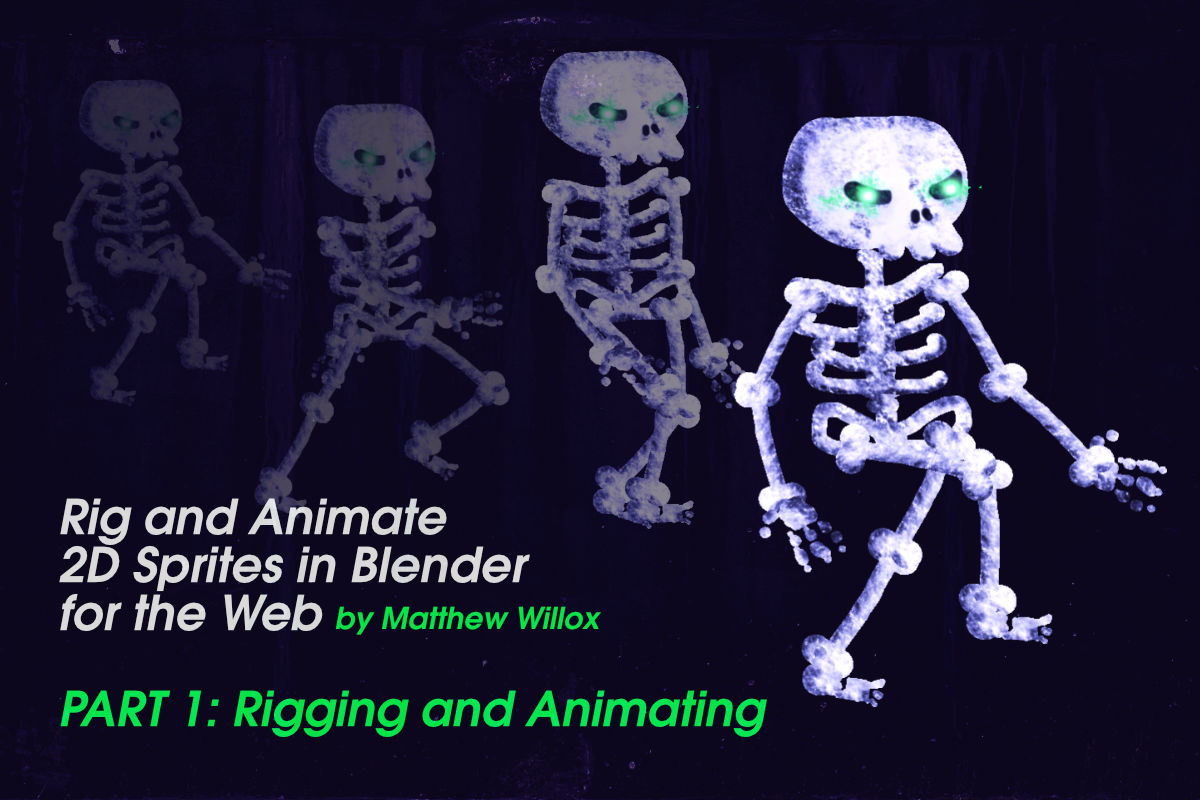 Rig And Animate 2d Sprites In Blender For The Web Part 1 Rigging And Animating Gskinner Blog