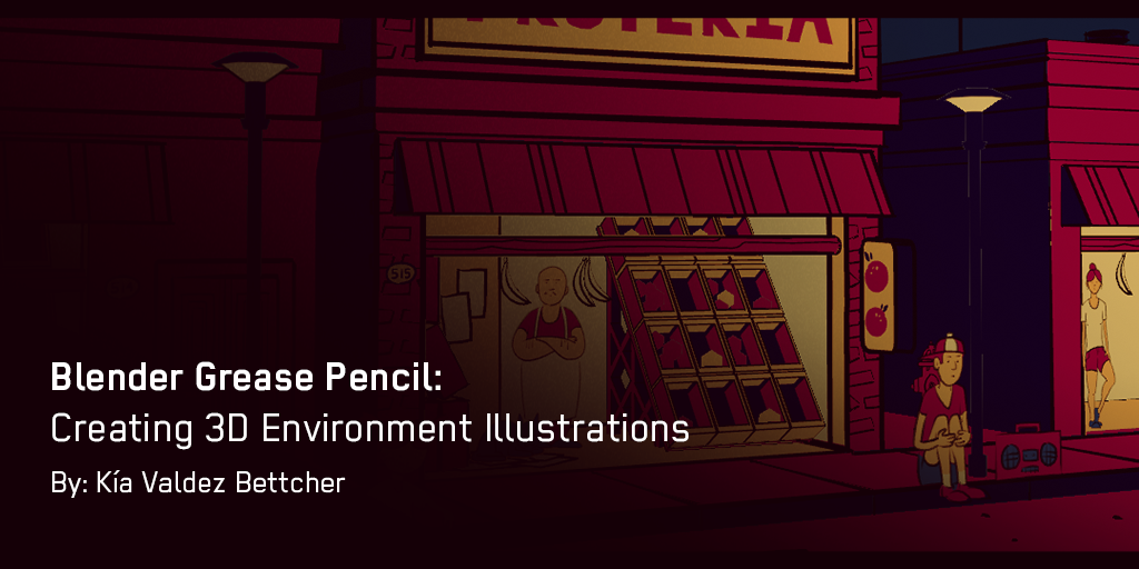 Blender Grease Pencil: Creating 3D Environment Illustrations - gskinner blog