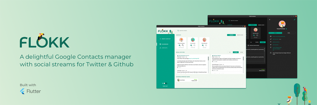 Introducing: Flokk - A Desktop App built with Flutter! 